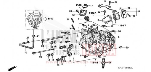 CYLINDER HEAD FES2501 de 2001
